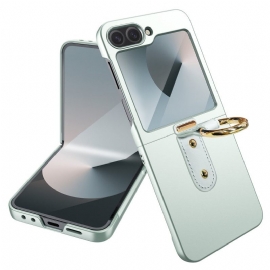 Κάλυμμα Samsung Galaxy Z Flip 7 Fe Θήκη Δαχτυλιδιού Και Προστατευτική Μεμβράνη