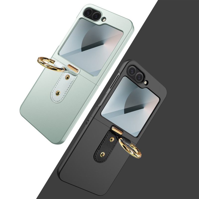 Κάλυμμα Samsung Galaxy Z Flip 7 Fe Θήκη Δαχτυλιδιού Και Προστατευτική Μεμβράνη