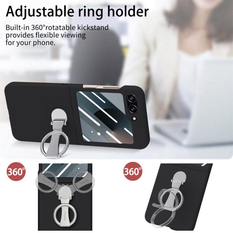 Κάλυμμα Samsung Galaxy Z Flip 7 Fe Θήκη Για Δαχτυλίδια Και Προστατευτικό Πίσω Οθόνης