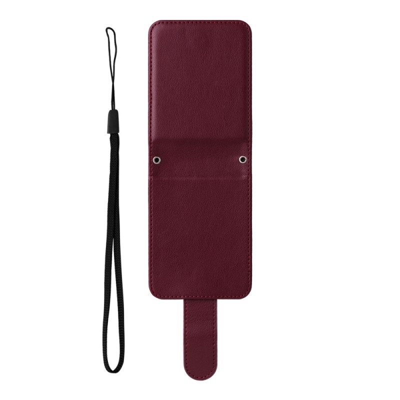 Κάλυμμα Samsung Galaxy Z Flip 7 Fe Θήκη Για Κάρτες Με Εφέ Δέρματος