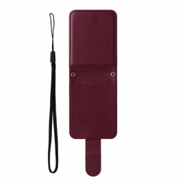 Κάλυμμα Samsung Galaxy Z Flip 7 Fe Θήκη Για Κάρτες Με Εφέ Δέρματος