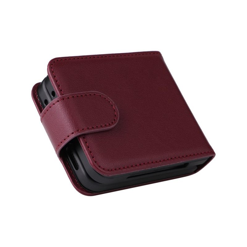 Κάλυμμα Samsung Galaxy Z Flip 7 Fe Θήκη Για Κάρτες Με Εφέ Δέρματος