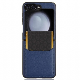 Κάλυμμα Samsung Galaxy Z Flip 7 Fe Θήκη Για Κάρτες Με Υφή Lychee