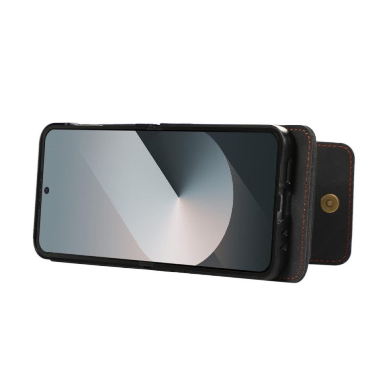 Κάλυμμα Samsung Galaxy Z Flip 7 Fe Θήκη Κάρτας Και Λουράκι Ώμου