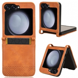 Κάλυμμα Samsung Galaxy Z Flip 7 Fe Θήκη Καρτών Σε Στυλ Ρετρό Δέρματος