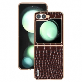 Κάλυμμα Samsung Galaxy Z Flip 7 Fe Υφή Κροκόδειλου