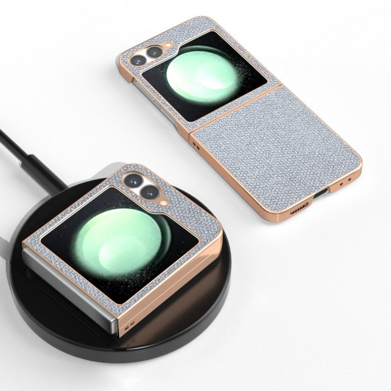 Κάλυμμα Samsung Galaxy Z Flip 7 Fe Υφή Στρας