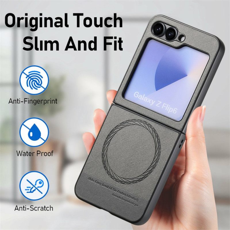 Κάλυμμα Samsung Galaxy Z Flip 7 Fe Υφή Τζιν Συμβατή Με Magsafe