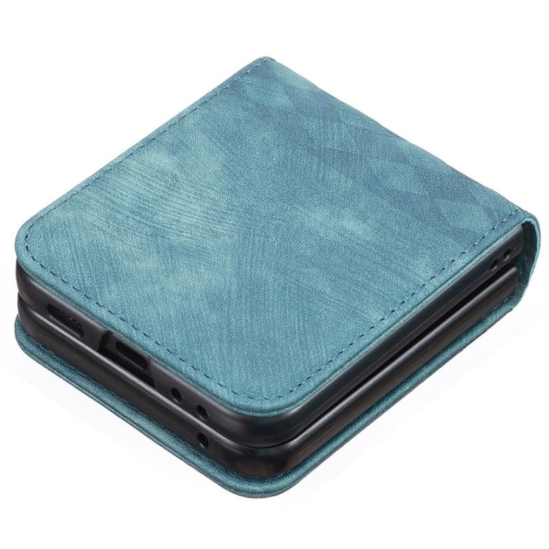 Κάλυμμα Samsung Galaxy Z Flip 7 Fe Ζωφόρος Από Τεχνητό Δέρμα