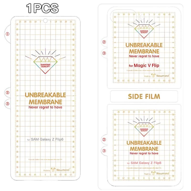 Προστατευτικά Οθόνης Εμπρός Και Πίσω Για Samsung Galaxy Z Flip 7 Fe / Z Flip 6