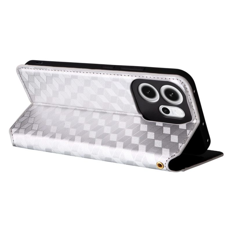 Δερματινη Θηκη Oppo Reno 14f 5g Θήκες Κινητών Σχέδιο Διαμαντιού