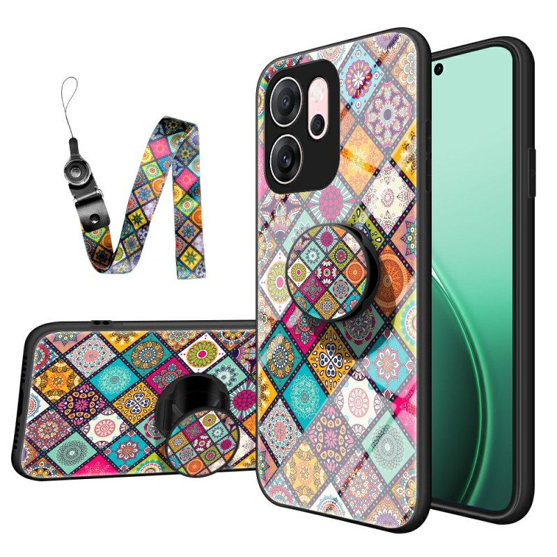 Κάλυμμα Oppo Reno 14f 5g Βάση Και Κορδόνι Patchwork