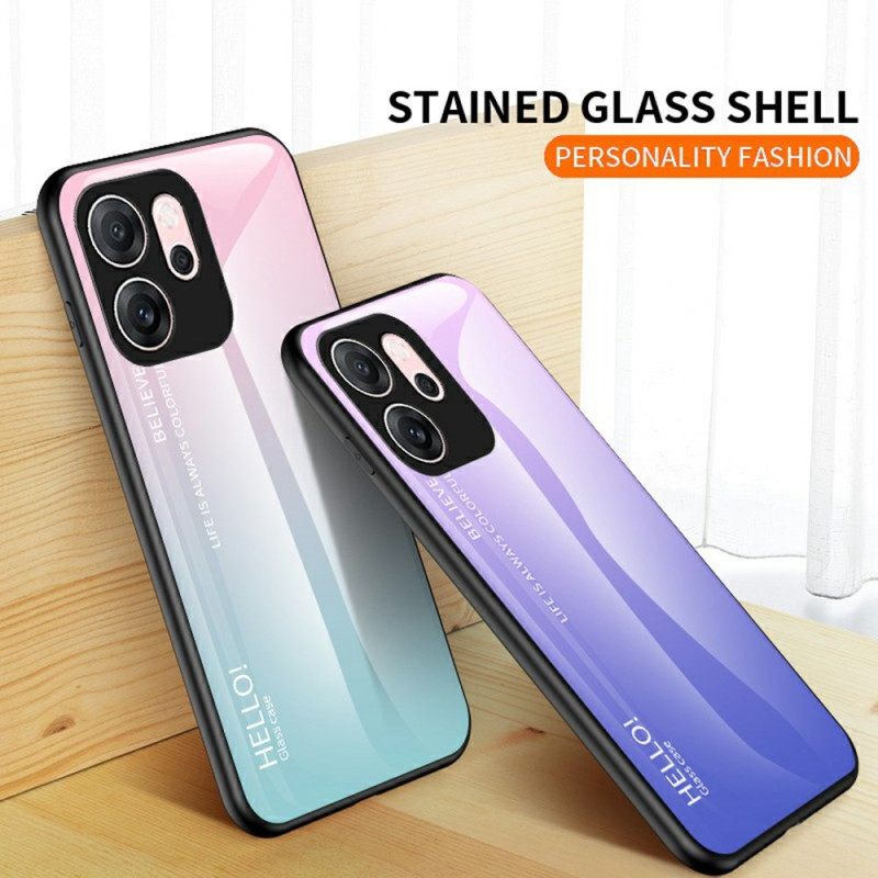 Κάλυμμα Oppo Reno 14f 5g Σκληρυμένο Γυαλί Hello