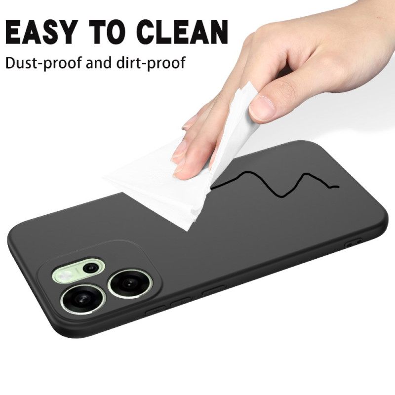 Κάλυμμα Oppo Reno 14f 5g Υγρή Σιλικόνη Με Κορδόνι Σιλικόνης