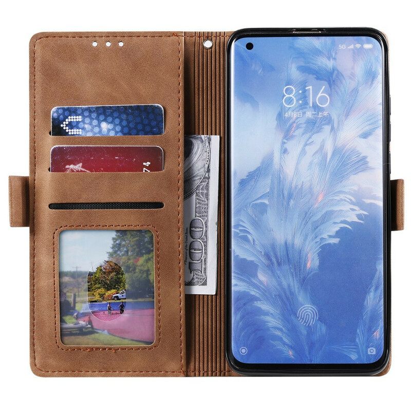Κάλυμμα Xiaomi Mi 10 / 10 Pro Διχρωμία Από Συνθετικό Δέρμα Ενισχυμένα Περιγράμματα