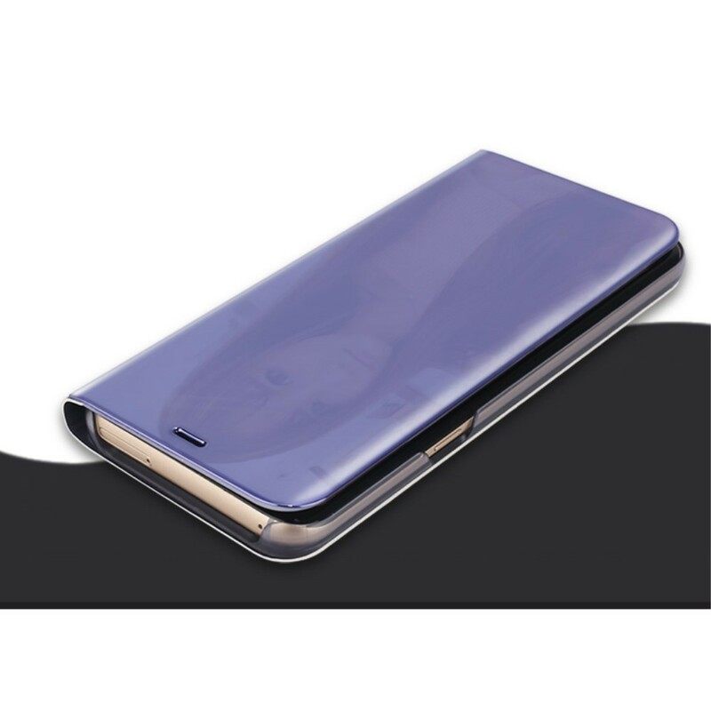 θηκη κινητου Samsung Galaxy S8 Plus Καθρέφτης Και Δερμάτινο Εφέ