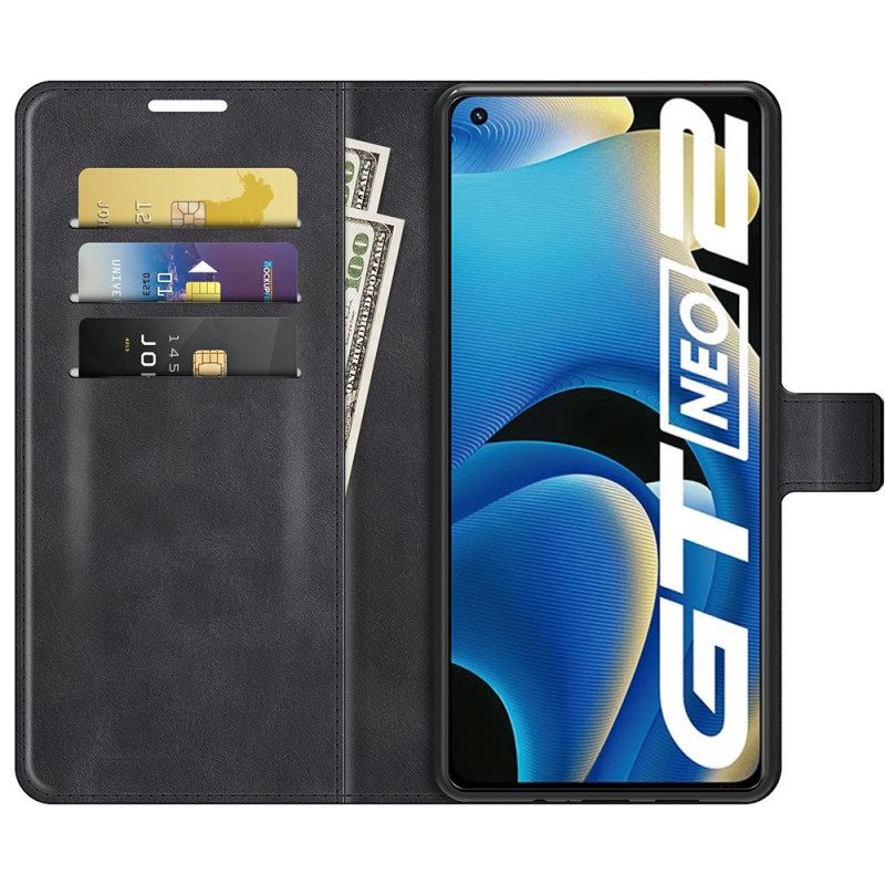 δερματινη θηκη Realme GT Neo 3T / Neo 2 Faux Leather Slim