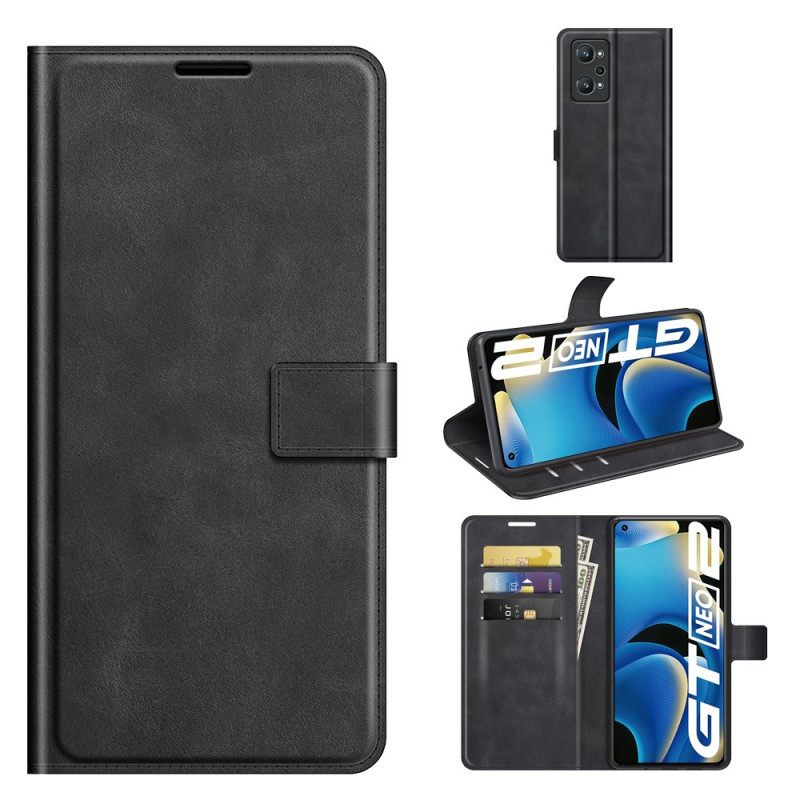 δερματινη θηκη Realme GT Neo 3T / Neo 2 Faux Leather Slim