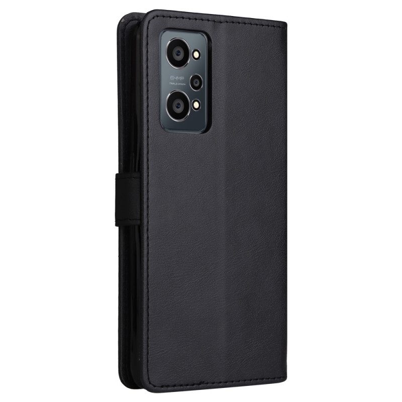 Κάλυμμα Realme GT Neo 3T / Neo 2 με κορδονι Δερμάτινο Λουράκι