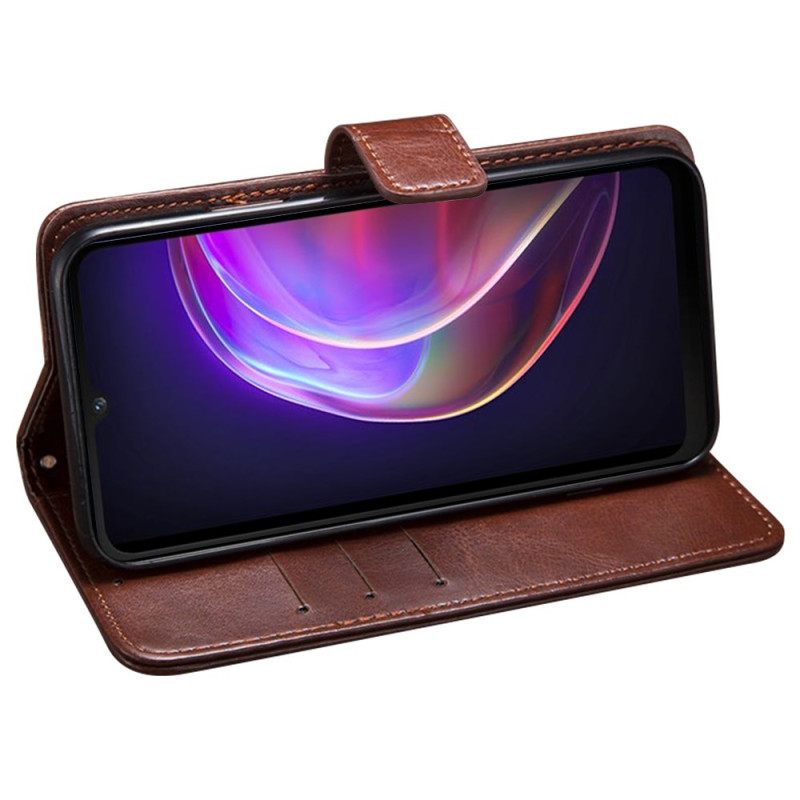 Δερματινη Θηκη Vivo X100 Pro Idewei Τεχνητό Δέρμα