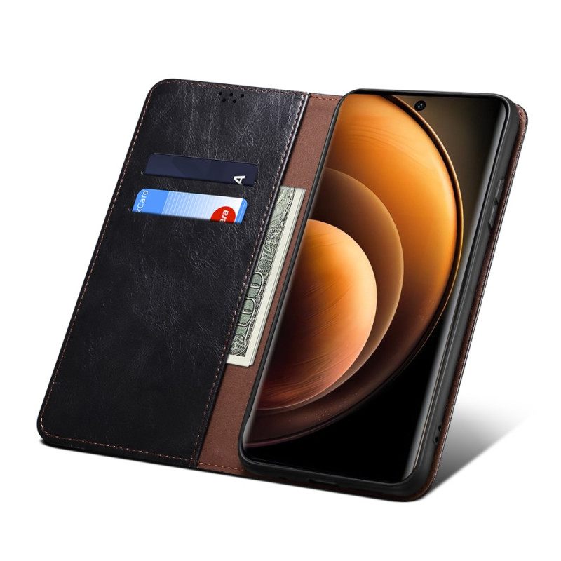 Δερματινη Θηκη Vivo X100 Pro Κερωμένο Δέρμα Με Τεχνητή Νοημοσύνη