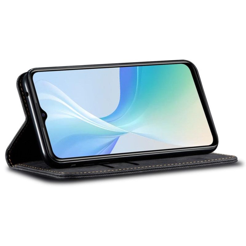 Δερματινη Θηκη Vivo X100 Pro Θήκες Κινητών Υφή Τζιν