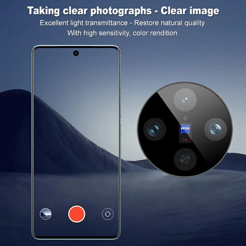 Προστατευτικό Φακού Από Σκληρυμένο Γυαλί Για Vivo X100 Pro Αυτορυθμιζόμενο Πλαίσιο (μαύρη Έκδοση)