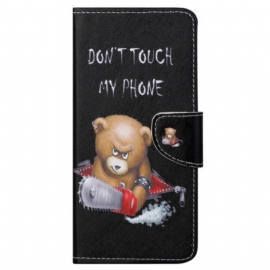Κάλυμμα Samsung Galaxy S23 5G Αρκούδα Μην Αγγίζεις Το Τηλέφωνό Μου