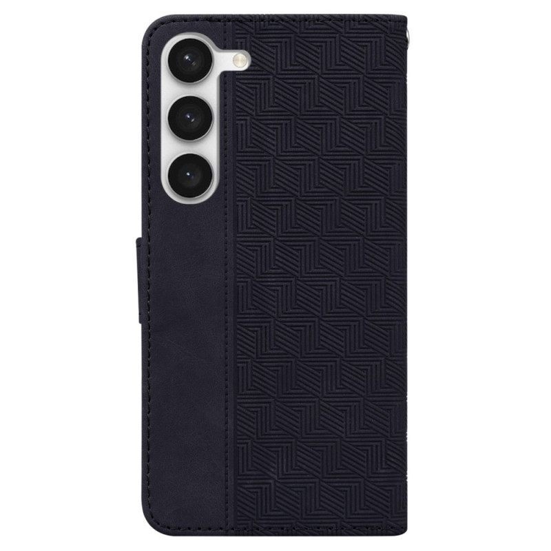 Κάλυμμα Samsung Galaxy S23 5G με κορδονι Strappy Pattern