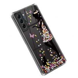 θηκη κινητου Samsung Galaxy S23 5G Άνευ Ραφής Κορίτσι Λουλουδιών