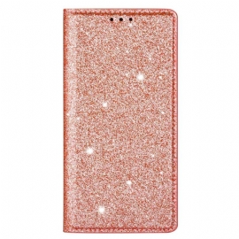 θηκη κινητου Samsung Galaxy S23 5G Θήκη Flip Στυλ Παγιέτα