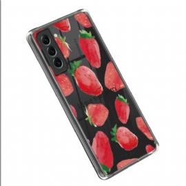 Θήκη Samsung Galaxy S23 5G Φράουλες Χωρίς Ραφή