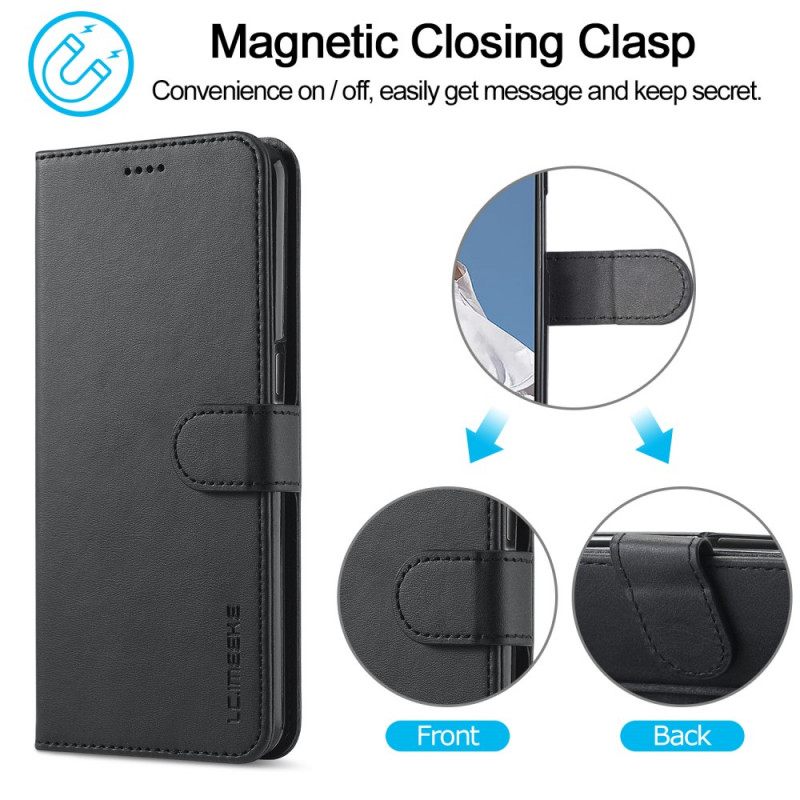 Θήκη Flip Oppo A16 / A16s Lc.imeeke Leather Effect