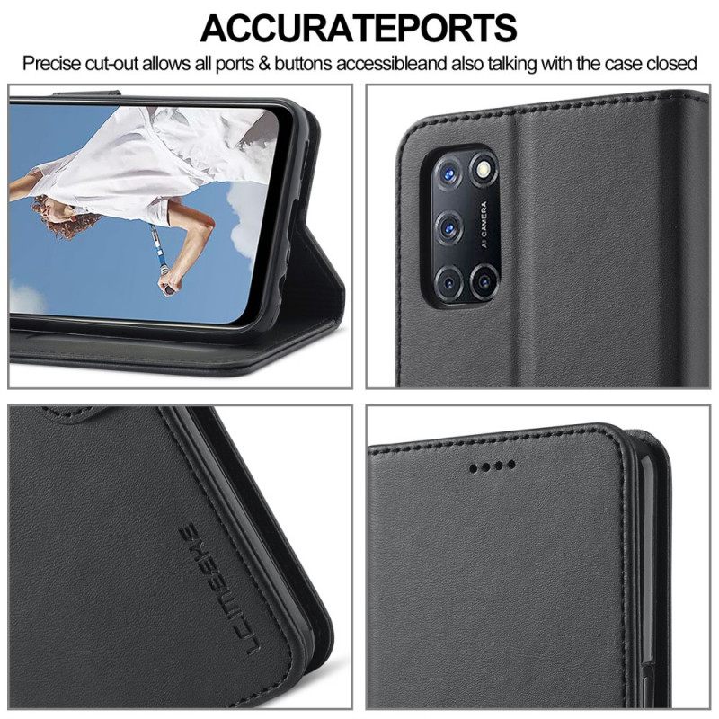 Θήκη Flip Oppo A16 / A16s Lc.imeeke Leather Effect