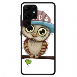 Θήκη Samsung Galaxy S23 Ultra 5G Bad Owl Tempered Glass