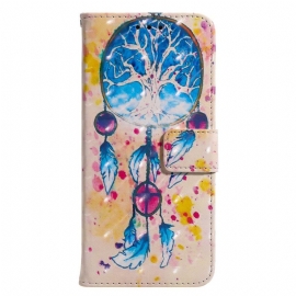 δερματινη θηκη iPhone 14 Pro Max Ακουαρέλα Dream Catcher