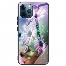 θηκη κινητου iPhone 14 Pro Max Λουλούδια Από Σκληρυμένο Γυαλί