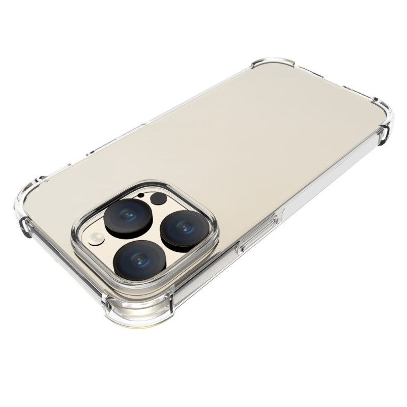 Θήκη iPhone 15 Pro Διαφανές Με Ενισχυμένες Γωνίες