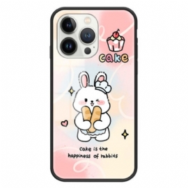 Θήκη iPhone 15 Pro Happy Rabbit Tempered Glass