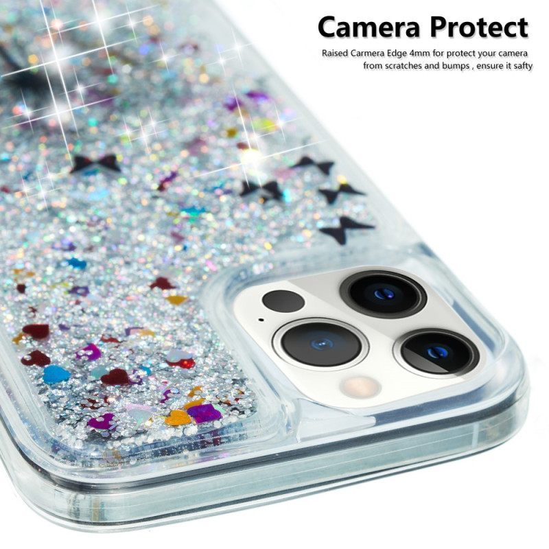 Θήκη iPhone 15 Pro Πικραλίδα Glitter