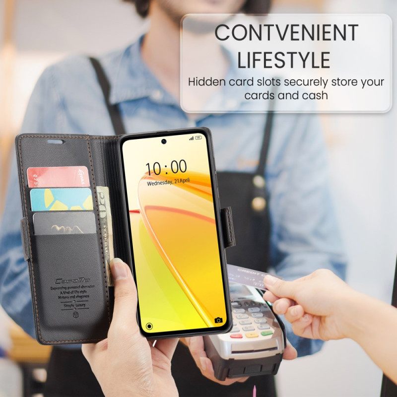 Δερματινη Θηκη Realme C55 Caseme Rfid Blocking Σιλικόνης