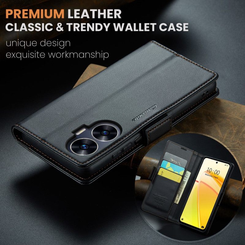 Δερματινη Θηκη Realme C55 Caseme Rfid Blocking Σιλικόνης