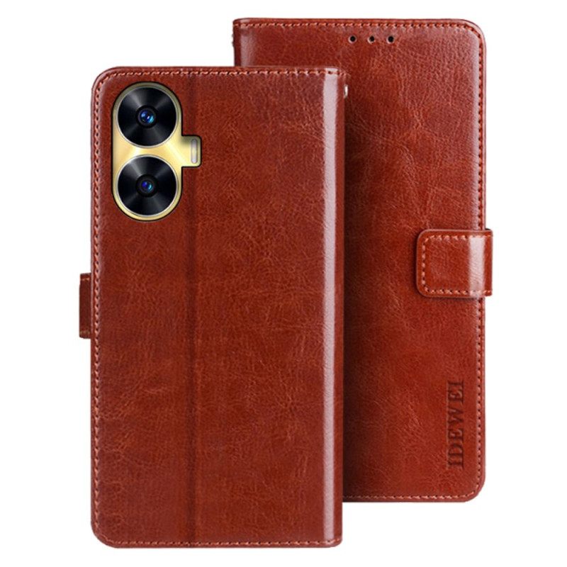 Δερματινη Θηκη Realme C55 Idewei Με Υφή