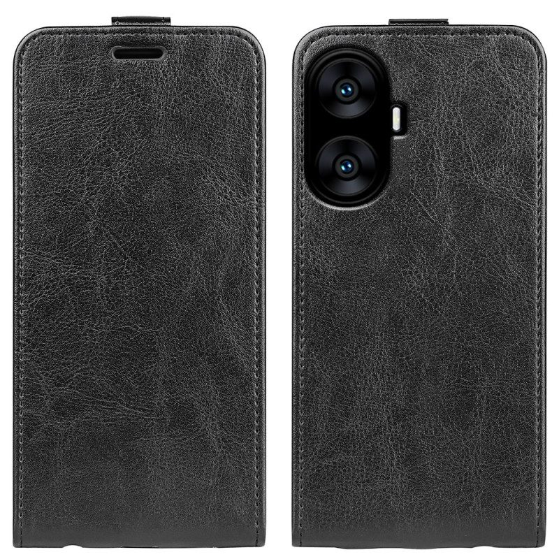 Δερματινη Θηκη Realme C55 Κάθετο Κούμπωμα Σιλικόνης