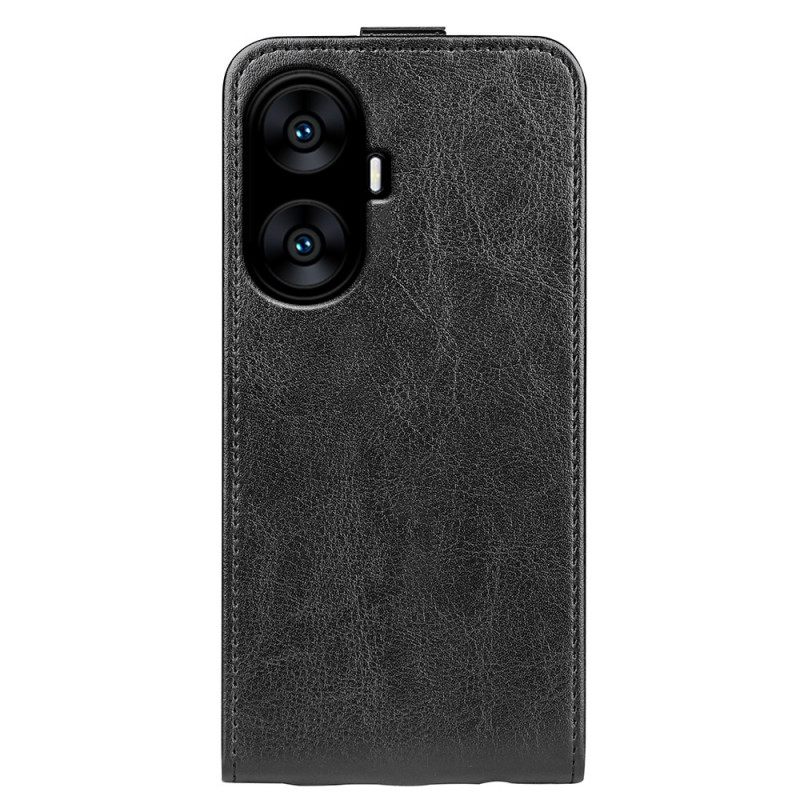 Δερματινη Θηκη Realme C55 Κάθετο Κούμπωμα Σιλικόνης