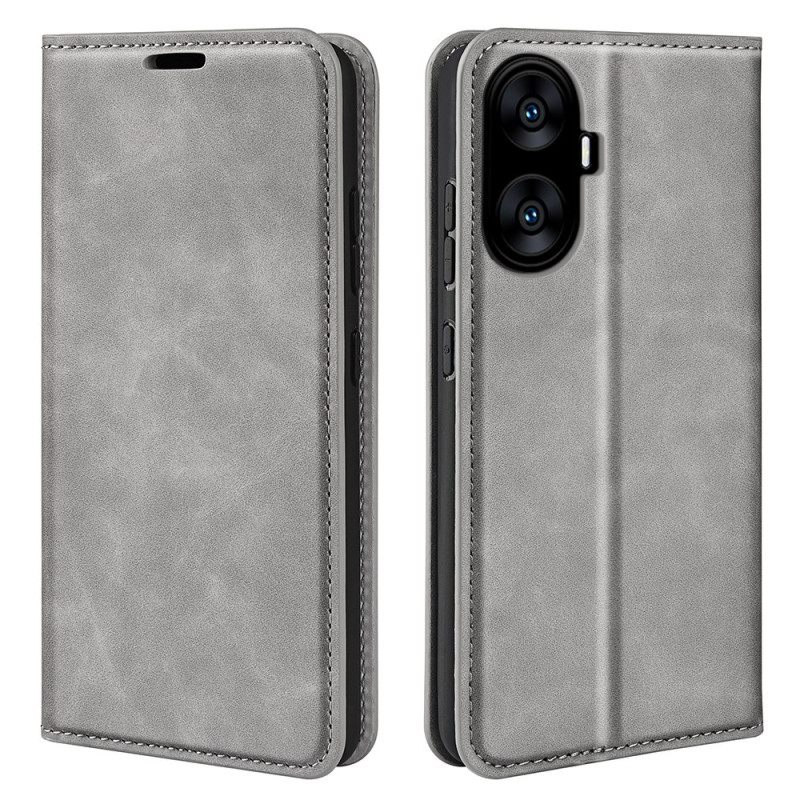 Δερματινη Θηκη Realme C55 Κλασικό Σιλικόνης