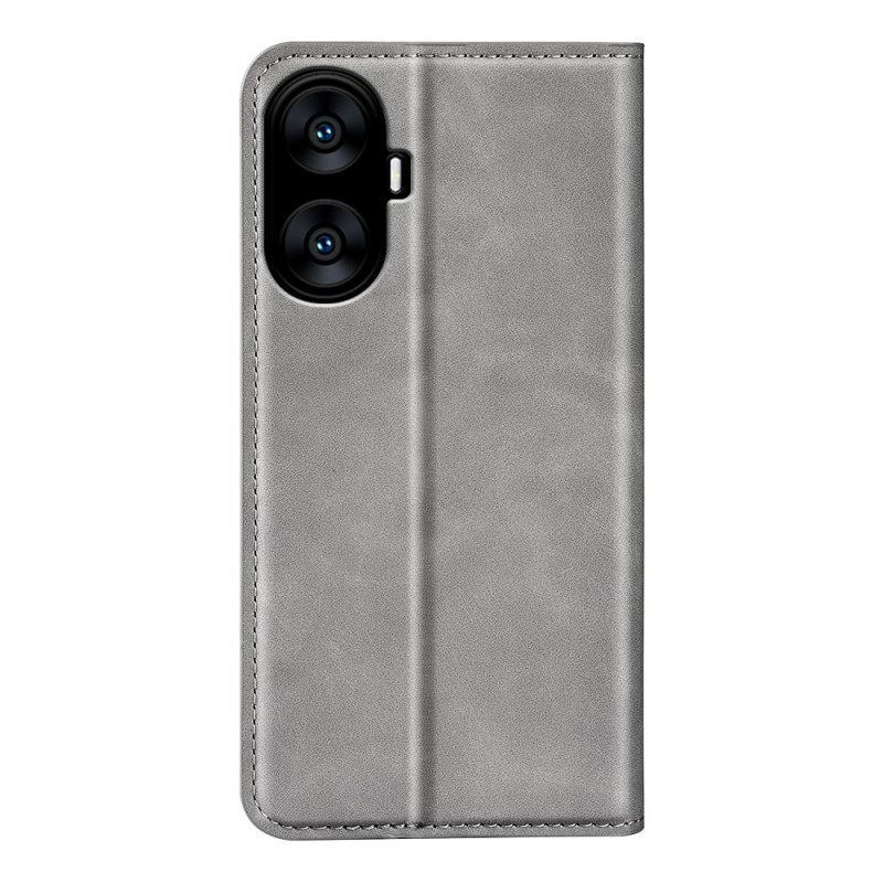 Δερματινη Θηκη Realme C55 Κλασικό Σιλικόνης