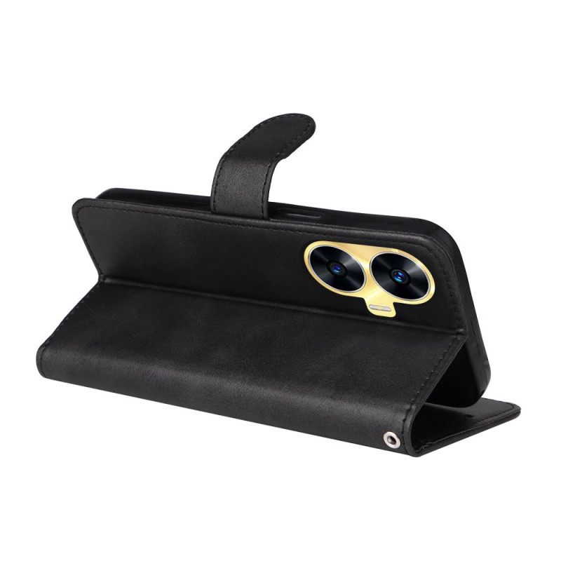 Δερματινη Θηκη Realme C55 Λουράκι Με Υφή Δέρματος