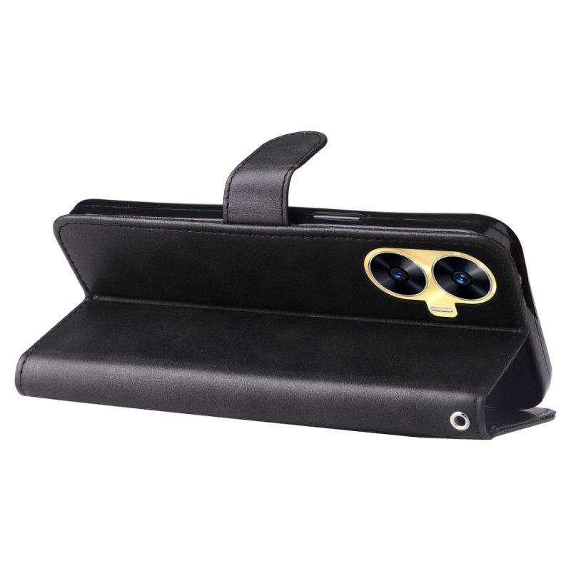 Δερματινη Θηκη Realme C55 Πορτοφόλι Με Κέρματα Μπροστά Σιλικόνης