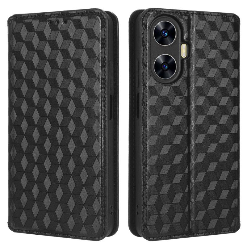 Δερματινη Θηκη Realme C55 Τρισδιάστατο Σχέδιο